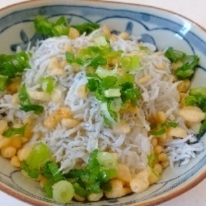 天かすしらす丼